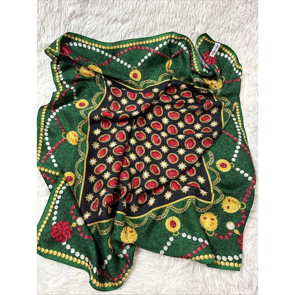 Diane Von Furstenberg Jewelry Jewels Cabachon 30" Silk Scarf